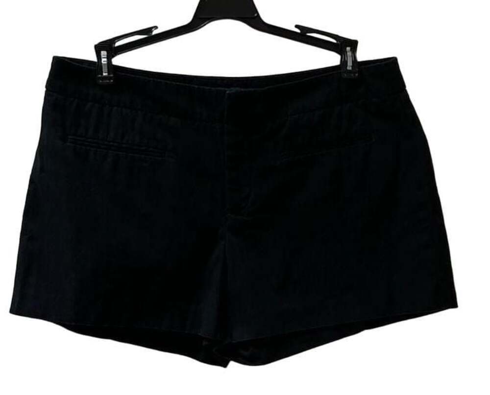 Gap Women's 100% Cotton Black Tailored Casual Shorts, Size 6